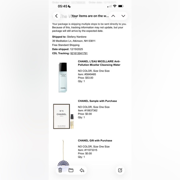 CHANEL Radiant Purple and Gold Medallion Ornament. Holiday 2025. Sealed. GWP - Picture 10 of 10